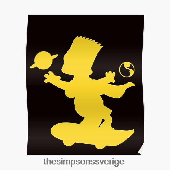 affisch rb0709 dekoration DL0Z4F191 The Simpson Shop