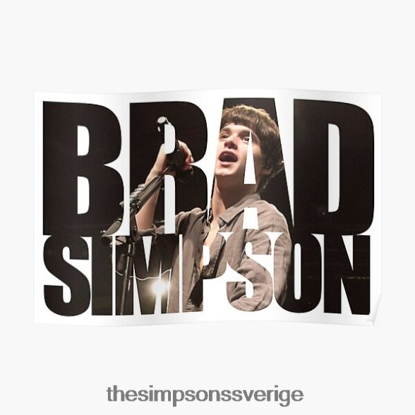 brad simpson affisch rb0709 dekoration DL0Z4F192 The Simpson Shop
