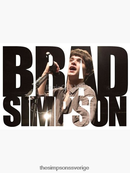 brad simpson affisch rb0709 dekoration DL0Z4F192 The Simpson Shop