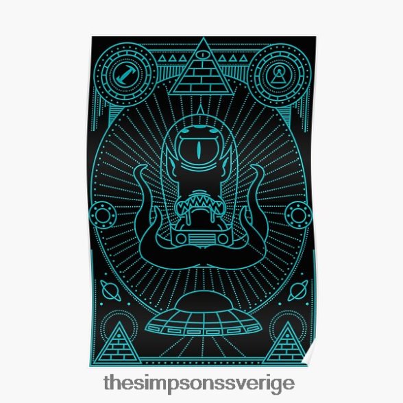 el simpson armbågar affisch rb0709 dekoration DL0Z4F193 The Simpson Shop