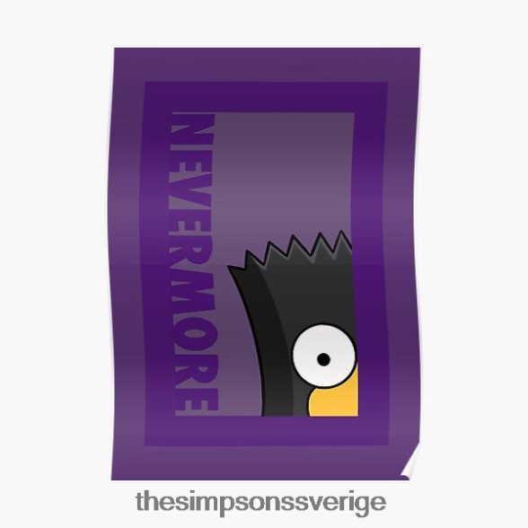 nevermore - bart the raven poster rb0709 dekoration DL0Z4F139 The Simpson Shop