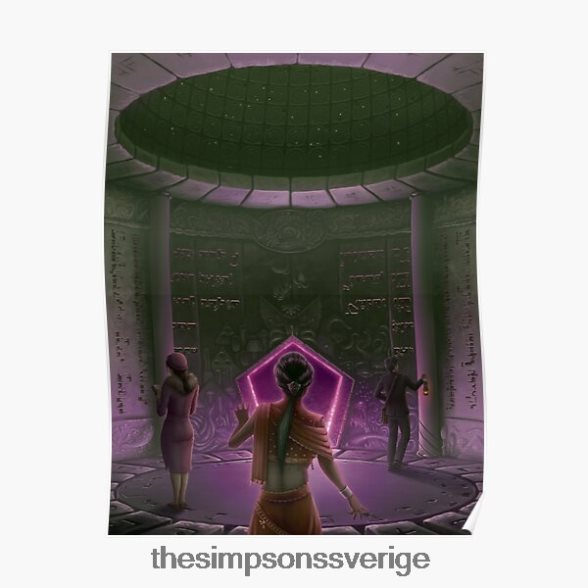 the hall of records av lee simpson poster rb0709 dekoration DL0Z4F190 The Simpson Shop