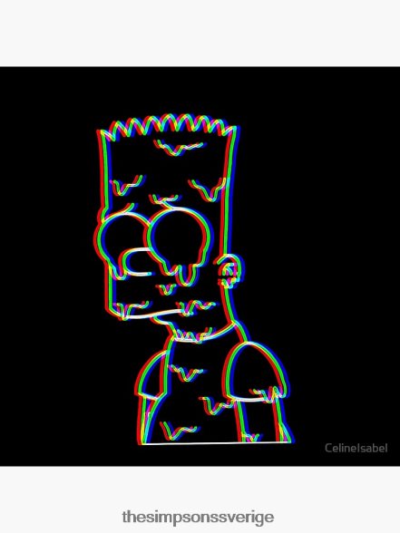 trippy bart affisch rb0709 dekoration DL0Z4F141 The Simpson Shop