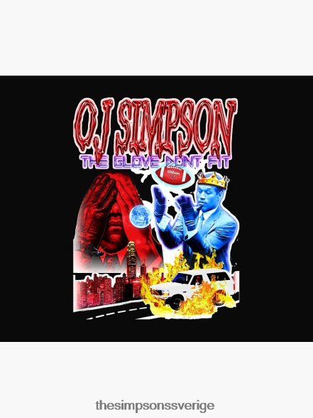 oj simpson - handsken passar inte täcke rb0709 dekoration DL0Z4F165 The Simpson Shop