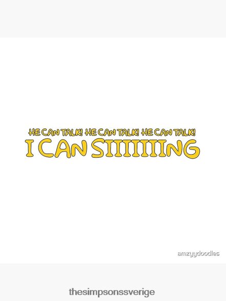 jag kan sjunga' - troy mcclure: stoppa apornas planet | slängkudde rb0709 dekoration DL0Z4F182 The Simpson Shop