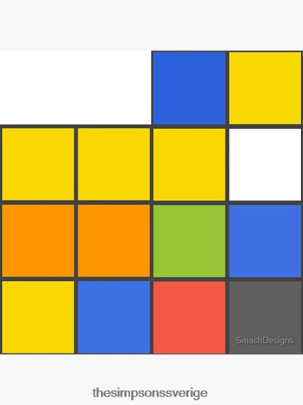 slängkudde rb0709 dekoration DL0Z4F175 The Simpson Shop