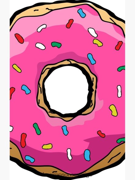 donut simpson samsung galaxy mjukt fodral rb0709 fall DL0Z4F113 The Simpson Shop