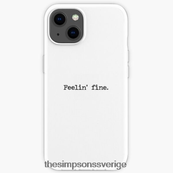 feelin' fine - simpsons iphone mjukt skal rb0709 fall DL0Z4F126 The Simpson Shop