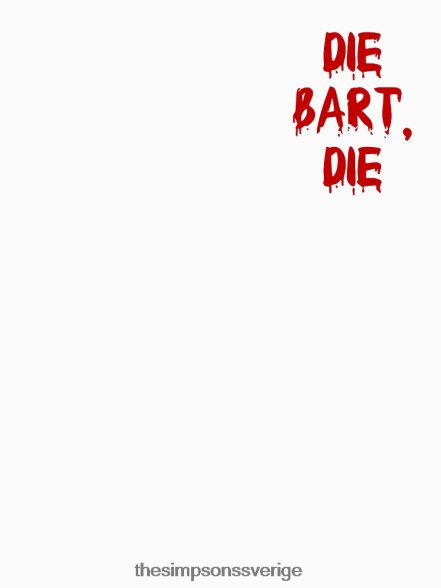 die bart die pullover hoodie rb0709 Kläder DL0Z4F26 The Simpson Shop