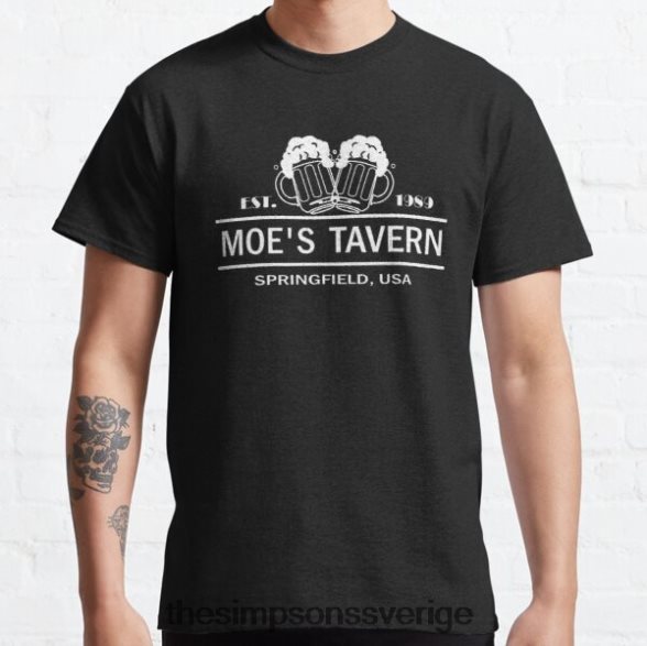 vintage simpsons - moe's tavern - professionell kvalitet grafik klassisk t-shirt rb0709 Kläder DL0Z4F13 The Simpson Shop