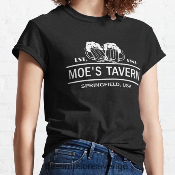 vintage simpsons - moe's tavern - professionell kvalitet grafik klassisk t-shirt rb0709 Kläder DL0Z4F13 The Simpson Shop