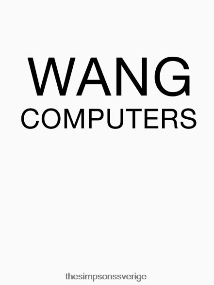 wang datorer (bärs av martin prince) klassisk t-shirt rb0709 Kläder DL0Z4F11 The Simpson Shop