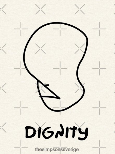 dignity sweatshirt rb0709 Kläder DL0Z4F44 The Simpson Shop