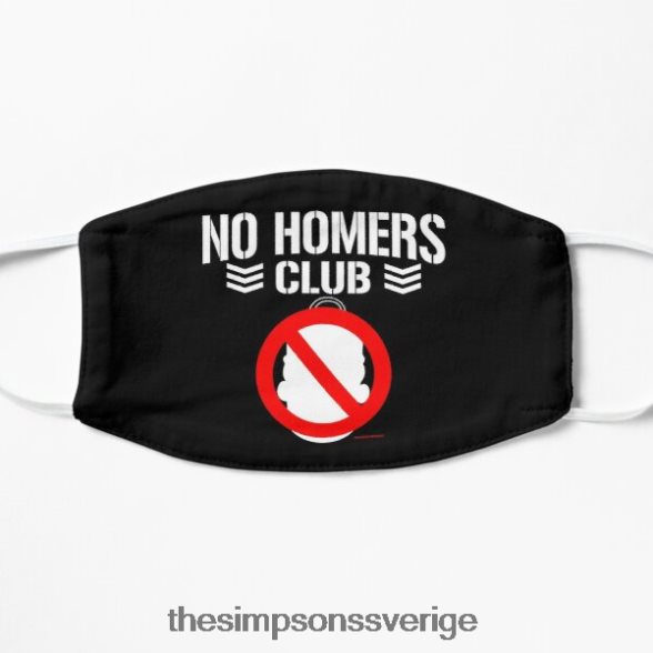 no homers club - bullet club (vit) platt mask rb0709 Tillbehör DL0Z4F50 The Simpson Shop