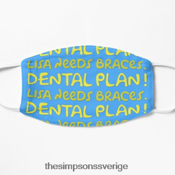tandvårdsplan! lisa behöver tandställning. platt mask rb0709 Tillbehör DL0Z4F59 The Simpson Shop