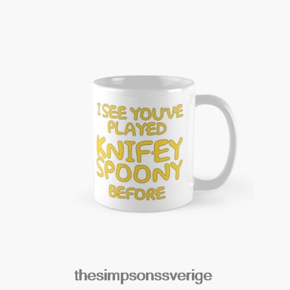 Jag ser att du har spelat knivsked förut! | klassisk mugg rb0709 Tillbehör DL0Z4F69 The Simpson Shop