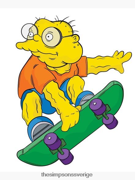 hans moleman - simpsons tygväska i bomull rb0709 Tillbehör DL0Z4F95 The Simpson Shop