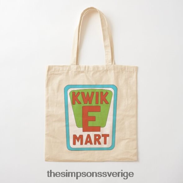 kwik e mart simpsons väska i bomull med logotyp rb0709 Tillbehör DL0Z4F99 The Simpson Shop