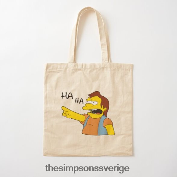 nelson muntz simpsons catch phrase bomullsväska rb0709 Tillbehör DL0Z4F85 The Simpson Shop