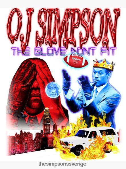oj simpson - handsken passar inte bomullsväska rb0709 Tillbehör DL0Z4F86 The Simpson Shop
