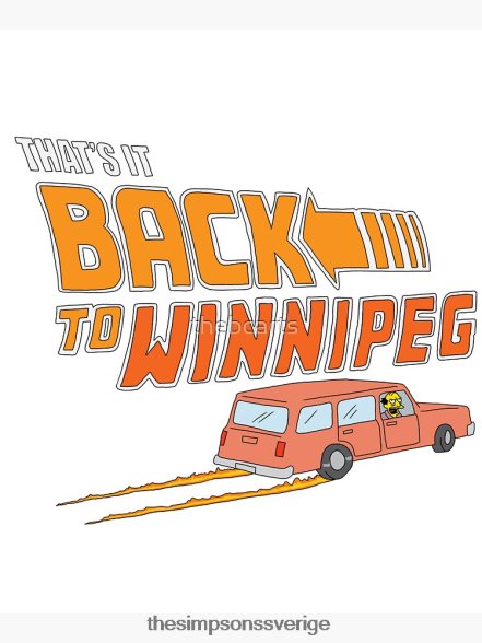 tillbaka till winnipeg bomullsväska rb0709 Tillbehör DL0Z4F89 The Simpson Shop