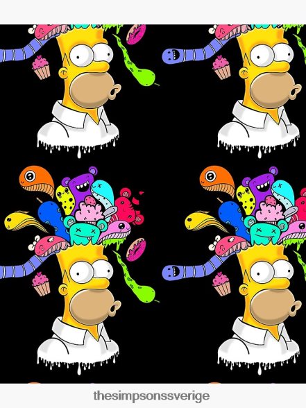 herr bästa homer fick looney presenter till filmfans ryggsäck rb0709 Tillbehör DL0Z4F79 The Simpson Shop