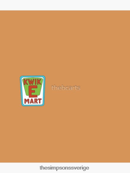 kwik e mart simpsons ryggsäck med logotyp rb0709 Tillbehör DL0Z4F83 The Simpson Shop