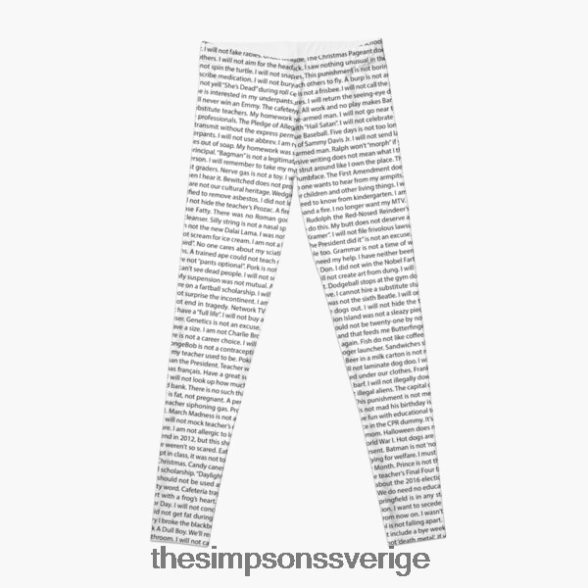 lista över alla bart simpsons svarta tavlan gag leggings rb0709 träningsutrustning DL0Z4F135 The Simpson Shop