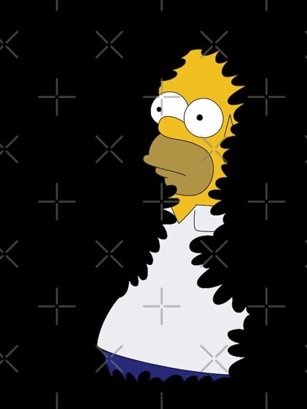 älskare present stor modell homer i buskarna fantastisk för musik fan leggings rb0709 träningsutrustning DL0Z4F151 The Simpson Shop