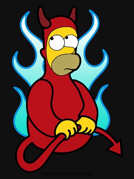 devil homer linne rb0709 träningsutrustning DL0Z4F143 The Simpson Shop